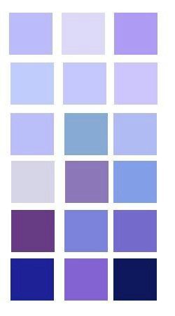 Purple Lavender Lilac Periwinkle Lilac Blue Color Palette, Periwinkle Walls, Periwinkle Color Pallet, Periwinkle Shades Color Palettes, Periwinkle And Lavender, Periwinkle Complimentary Colors, Periwinkle Purple, Periwinkle Bedroom, Purple Periwinkle