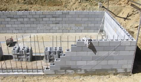 Shelter Build Series 1 - American Safe Room's underground shelter kit Underground Shelter, Building A Swimming Pool, Swimming Pool Construction, Storm Shelter, Backyard Buildings, Diy Swimming Pool, Underground Homes, Natural Swimming Pools, Safe Room