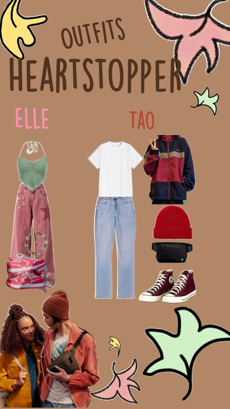 Heartstopper Elle Heartstopper Outfits, Heartstopper Outfits, Elle Heartstopper, Tao And Elle, Fashion Board, Style Board, Tao, Sweatshirts, Quick Saves