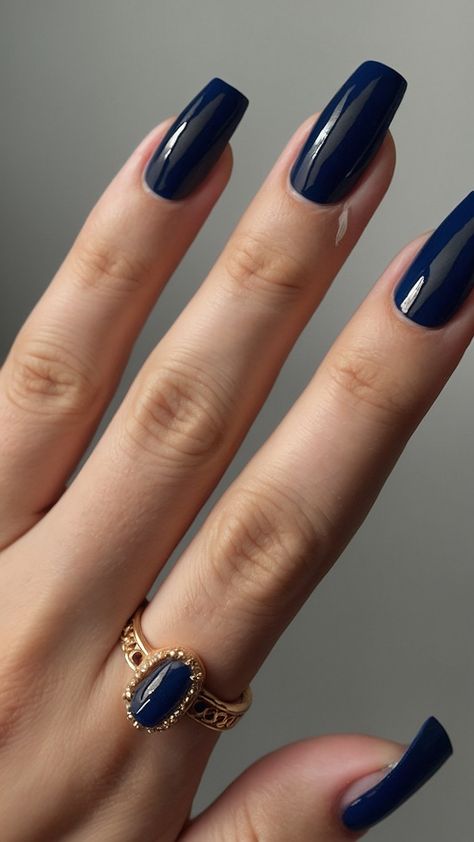 Dive into the world of blue nail designs with our latest blog post featuring stunning ideas for every style From deep navy hues to soft light shades we explore the versatility of dark blue nails and how they can elevate your look Discover trendy designs perfect for summer 2024 including creative art techniques that incorporate royal blue tones Whether you prefer bold statements or subtle elegance our curated collection of sky-inspired ideas has something for everyone Embrace Navy Blue Ballerina Nails, Navy Blue And Black Nails, Dark Navy Nails, Dark Navy Blue Nails, Blue Navy Nails, Nails For Darker Skin Tone, Navy Nail Art, Future Nails, Royal Blue Nails