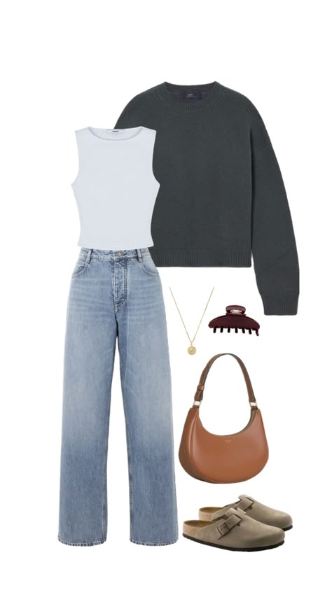 Spring Outfit Aesthetic, Summer Outfit Aesthetic, Spring Outfit Idea, Outfit Inspo Spring, Errands Outfit, Casual Outfit Inspiration, Simple Outfit, Causual Outfits, Everyday Outfit