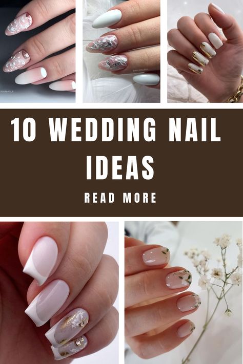 Your wedding nails are just as significant as any other component of getting ready for the big day. There will be a… Wedding Nails For Bride Simple Classy, Diy Wedding Nails For Bride, Light Pink Bridal Nails, Wedding Nails For Bride Lace, Nails For Bride Wedding Day Light Pink, Wedding Nails For Bride Classy Bridal Art Kit & Tools, Bridal Shower Nails, Wedding Nail Ideas, Classic Nail Designs