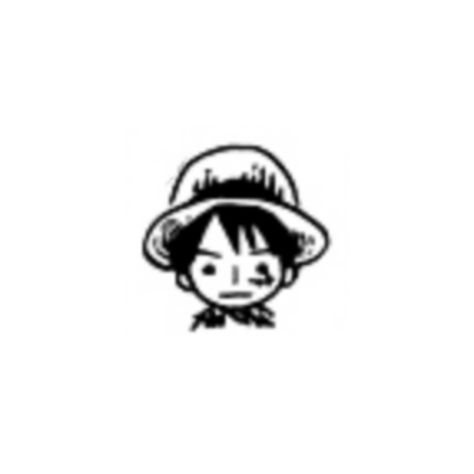 One Piece Doodles Simple, One Piece Aesthetic Pfp, One Piece Doodle Art, Luffy Doodle, Jjk Painting, One Piece Doodle, One Piece Aesthetic, Luffy Icon, Romance Comics