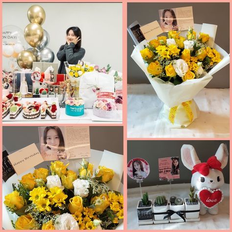 This beautiful #kimjiwon received beautiful flowers, a stuffed toy and a set of cactus for her Birthday.  Happy birthday lovely!! If you would like to send flowers and gifts send us message @flowergiftkorea.com 🙊😺❣❤ #꽃 #아름답다 #플라워기프트코리아 #colorful #style #celebrity #photooftheday #intalike #followme #instafollow #follow4follow #smile #flowerstagram #beautiful #kdrama #kpop #koreanActress  #koreanmodel #kpopstars #seoul #gangnam #flower #flowergiftkorea #flowershopinseoul #Indonesian #Canada #phi Chocolate Basket, Send Gift, Send Flowers, Christmas Birthday, Korean Actress, Flower Shop, Flower Gift, Fresh Flowers, How To Take Photos