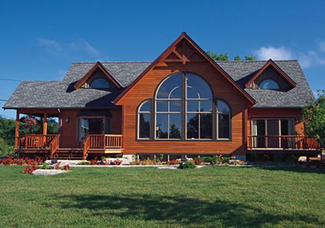 House Plans - Majestic - Linwood Custom Homes Small Lake House Plans, Linwood Homes, Lindal Cedar Homes, Small Lake Houses, A Frame House Plans, Minnesota Home, Cedar Homes, Mountain House Plans, Lake House Plans