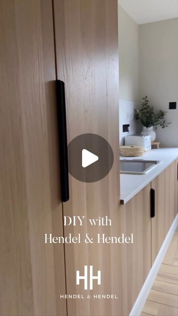 Hendel & Hendel on Instagram: "DIY IKEA Pax with a Hendel & Hendel finishing touch 💫

Featuring: Edison Profile Handle in Matte Black
Repost: @klk.interiors 

[ #HendelAndHendel ]" Pax Wardrobe Handles, Klk Interiors, Ikea Pax Wardrobe Dark Brown Sliding Doors, Hackås Handle, Ikea Handles, Profile Handle, Pax Wardrobe, Wardrobe Handles, Diy Ikea