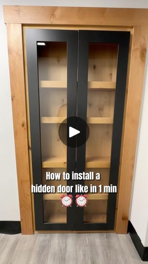 Hinged Bookcase Door, Diy Secret Door, Murphy Doors, Bookcase Door Diy, The Murphy Door, Nate Smith, Hidden Door Bookcase, Hidden Door Hinges, Murphy Door