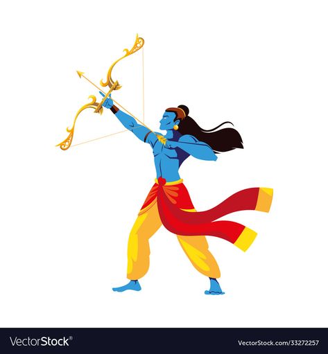 Ram Cartoon, Bow And Arrow Design, Ram Png, Cartoon Png Images, Lord Ram, Ram Navami, Arrow Drawing, Social Templates, Cartoon Png