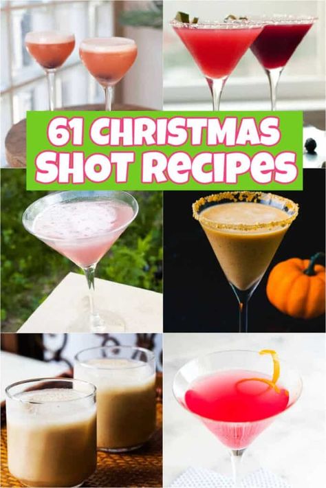 61 Festive Christmas Shots - christmasonadime.com Xmas Shots, Christmas Shots, Shot Recipes, Ultimate Christmas, Festive Christmas, Taste Buds, Holiday Festival, Holiday Cheer, Christmas Party