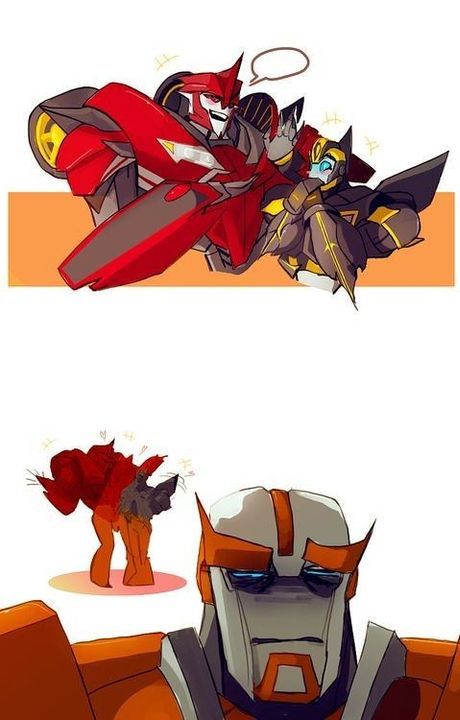 Bumblebee X Knockout, Transformers Prime Knockout, Transformers Knockout, Bumblebee Transformers, Transformers Memes, Transformers Collection, Transformers Funny, Transformers Bumblebee, Transformers Comic