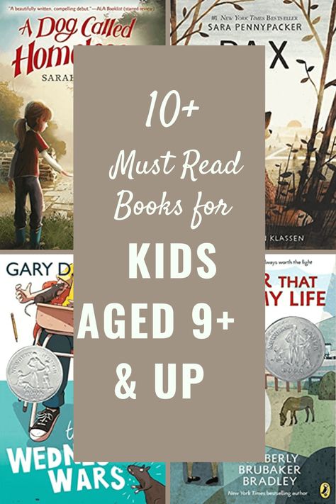 THE 11 MUST-READ BOOKS FOR KIDS 9 YEAR OLD AND UP Books For 4th Graders, Family Read Aloud Books, Classics To Read, Best Book Club Books, Family Read Alouds, Positive Books, Read Aloud Books, Family Reading, Great Books To Read