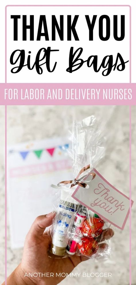 Thank You Gifts For Nurses After Baby, Labor And Delivery Nurse Gift Bags, Nicu Nurse Thank You Gift, Maternity Nurse Thank You Gift, Gift For Delivery Nurse, Nurse Treats For Labor And Delivery, Nurse Thank You Gift Labor, Nicu Nurse Gifts, Labor And Delivery Nurse Gifts