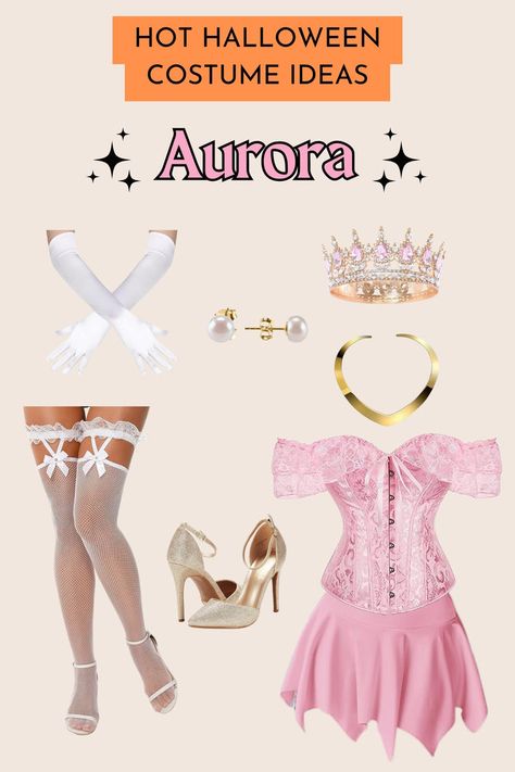 #Ad #AmazonAffiliate ✨ Discover the Magic of Aurora this Halloween! ✨ Transform into the enchanting Sleeping Beauty with our ultimate Aurora Halloween costume guide. We've added a modern twist to it with a sexy pink corset mixed with elegant accessories that add that royal touch, we've got everything you need to channel your inner princess. Get ready to mesmerize at any Halloween party with a look that’s pure magic! 🌙👑 #AuroraCostume #HalloweenInspiration #FairytaleFashion Aurora Halloween Costume, Aurora Halloween, Hot Halloween Costume Ideas, Sleeping Beauty Halloween Costume, Sleeping Beauty Halloween, Pink Princess Costume, Hot Halloween Costume, Corset Halloween Costumes, Princess Aurora Costume