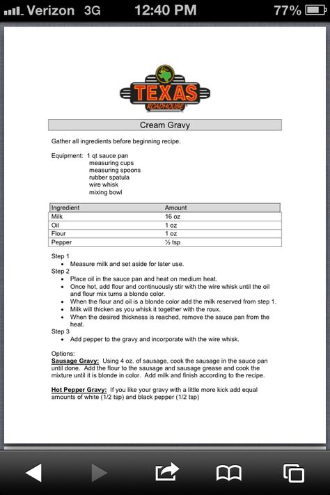 White gravy from Texas road house Bunny Template Free Printable, Roadhouse Steak Seasoning, Roadhouse Butter, White Gravy Recipe, Texas Roadhouse Steak Seasoning, Texas Roadhouse Steak, Copycat Texas Roadhouse, Baking Substitutions, Recipes Written