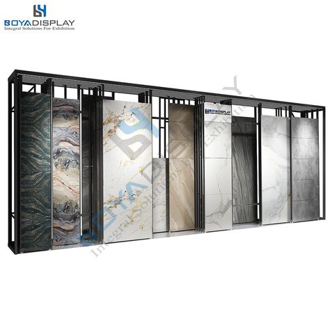 Marble Display Ideas, Sanitary Showroom, Interior Shop Display, Store Display Design, Tile Display, Tiles Showroom, Stone Display, Modern Office Space, Interior Tiles