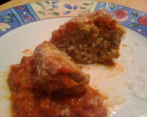 Chef Rocco Dispirito's Mama's Meatballs Recipe - Food.com Rocco Dispirito Recipes, Rocco Dispirito, Tony Danza, Cabbage Rolls Recipe, Meatball Recipe, Falafels, Meatballs Recipe, Cabbage Rolls, Meatball Recipes