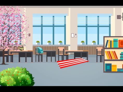 Life Background, Background School, Gacha Background, Gacha Backgrounds, Office Background, Anime Backgrounds, School Room, Background Pictures, Anime Background