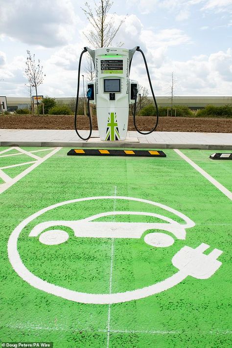 Park Ideas, Car Station, Ev Charging Stations, Electric Vehicle Charging, Electric Vehicle Charging Station, Ev Charging, Charging Car, Tesla Car, Petrol Station