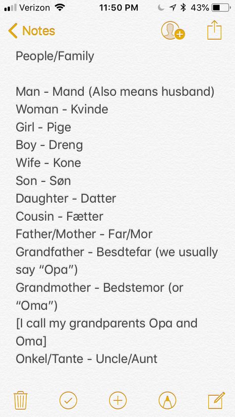 Danish Learning, Learning Danish, Danish Language Learning, Learn Danish, Mean Husband, Denmark Language, Danish Language, Norway Language, Danish Words