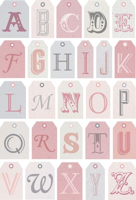 Pink Scrapbook, Scrapbook Letters, Scrapbook Printing, Scrapbook Book, Alphabet Stickers, Scrapbook Stickers Printable, Scrapbook Printables, Bullet Journal Stickers, Stickers Printable