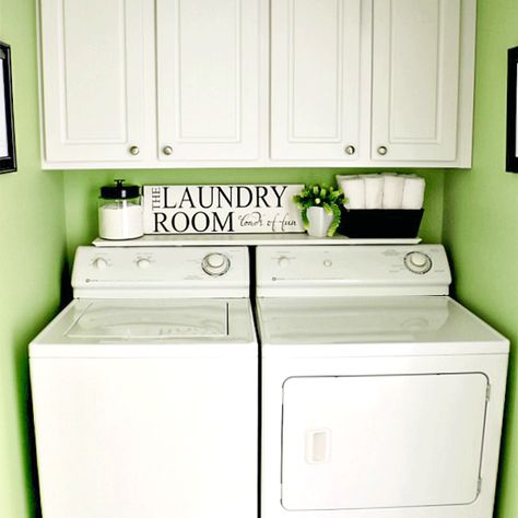 Laundry Room Cabinets Above Washer, Laundry Room Floor, Laundry Room Decorating, Laundry Room Storage Shelves, Small Laundry Room Organization, Room Storage Diy, Laundry Room Shelves, Laundry Room Renovation, Laundry Room Cabinets