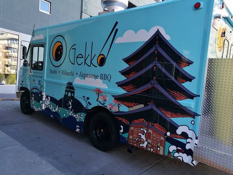 Hibachi Food Truck, Sushi Food Truck, Hibachi Food, Oni Japanese, Hibachi Shrimp, Hibachi Vegetables, Deep Fried Shrimp, Hibachi Chicken, Sushi Burrito