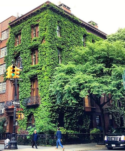 Sweet dreams of ivy-covered sanctuaries in the middle of New York City.  @jane_lilly Gramercy Park Nyc, Gramercy Park, Nyc Life, New York Aesthetic, Nyc Apartment, Dream House Exterior, Deck Design, New Yorker, Bedroom Makeover