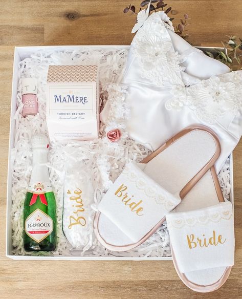 Bride Box Ideas, Wedding Space, Bridal Shower Gifts For Bride, Surprise Her, Sleepwear For Women, Luxury Sleepwear, Bride Shower, Shower Diy, Bridal Shower Diy