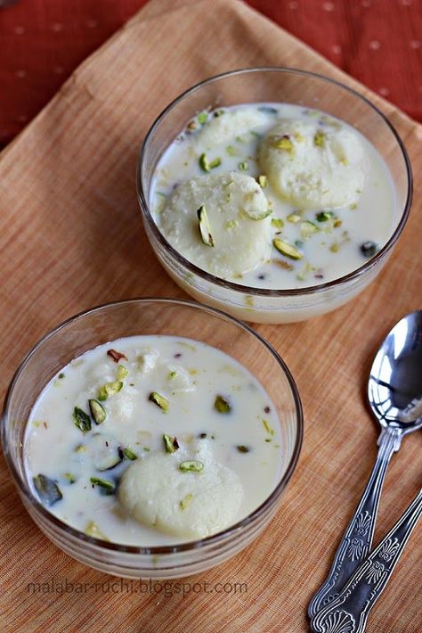 RUCHI: Ras Malai ( with step by step pictures) Sweet Dishes Desserts, Ras Malai Recipe, Indian Deserts, Desi Desserts, Ras Malai, Pakistani Desserts, Curry Ingredients, Indian Dessert, Tastemade Recipes