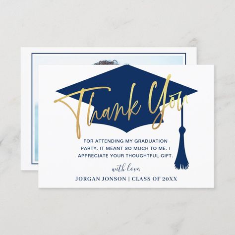 Personal Mission Statement Examples, Navy Graduation, Mission Statement Examples, Personal Statement Examples, Gold Graduation Party, Graduation Party Themes, Calligraphy Cards, School Essay, Thank You Card Size