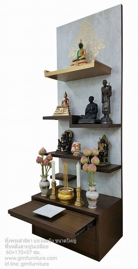 God stand God Stand Design, Poojai Arai, Minimalist Altar, Closet Drawers Ikea, Spice Racks Ideas, Ikea Closet Doors, Ikea Doors, Puja Unit, Closet Door Ideas