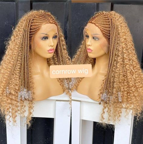 Wig Braid Hairstyles, Braided Wig Styles, Pick And Drop Braids, Braided Lace Front Wigs, Full Lace Braided Wig, Faux Locs Wig, Cap Hairstyles, Diy Hair Wig, Natural Hair Ponytail