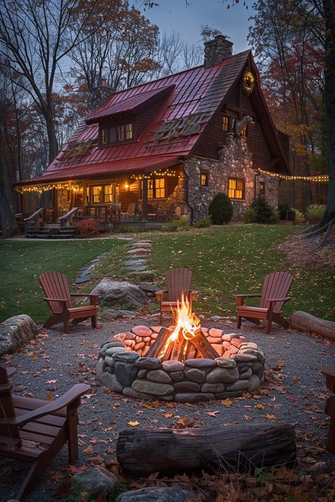 Cozy Rustic Fire Pit Ideas for Outdoor Charm Farm Outdoor Sitting Area, Rustic Backyard Fire Pit Ideas, Rural Fire Pit, Rustic Firepit Outdoor, Outdoor Fire Area, Rustic Fire Pit Area, Natural Fire Pit Ideas, Country Fire Pit Ideas, Simple Backyard Fire Pit Ideas