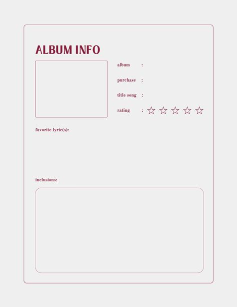 i finally was able to make a template that i can share for enhypen album collectors! this template has been really helpful for me in keeping track of my album collection, and so may this be of use to you guys! <3 Enhypen Album Collection, Enhypen Journal, Canva Kpop, Collection Journal, Album Collection, Album Journal, Kpop Album, Journal Templates, Journal 3