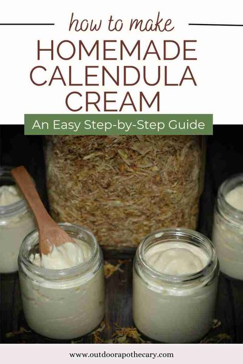 Diy Calendula Cream, Diy Calendula Salve, Calendula Oil Uses, Calendula Oil Recipes, Calendula Soap Recipe, Calendula Face Cream Diy, How To Make Calendula Salve, Calendula Body Butter, Calendula Cream Recipe