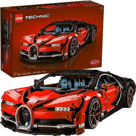 Technic+Bugatti+Chiron++(+Lego+42083+Rare+)++Red+Race+Car+Building+blocks+SHIPPING+WORLDWIDE+DHL Lego Sets Cars, Legos Car, Car Lego Sets, Cool Lego Sets, Lego Race Car, Lego Presents, Lego Bugatti, Big Lego Sets, Chiron Bugatti