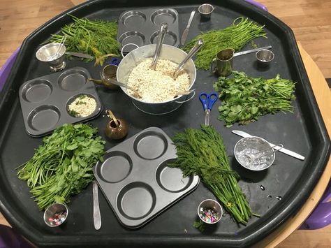 Farming Activities Eyfs, Tiff Tray Ideas Eyfs, All About Me Messy Play, Sand Tray Ideas Eyfs Activities, Ofsted Outstanding Eyfs, Healthy Eating Tuff Tray Ideas, Food Eyfs Activities, Under 2s Activities Eyfs, Outdoor Play Eyfs