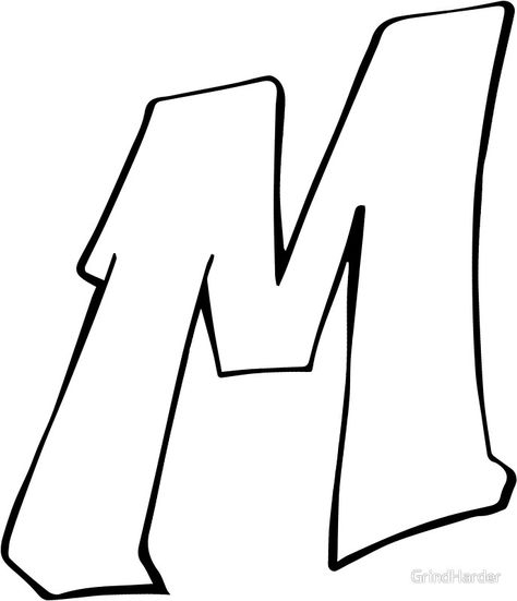 M Graffiti Letter, M In Graffiti, M Font Letter, Graffiti Letter M, Letters Styles, Graffiti M, Graffiti Letters Styles, M Letter Design, M Drawing