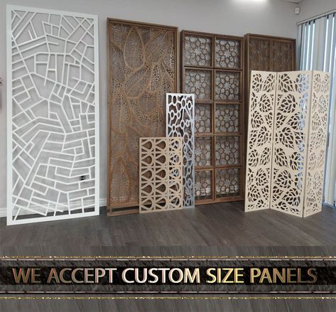 Room Division Ideas, Privacy Partition, Granny Pod, Decorative Room Dividers, Modern Room Divider, Diy Room Divider, Room Divider Doors, Divider Screen, Partition Design