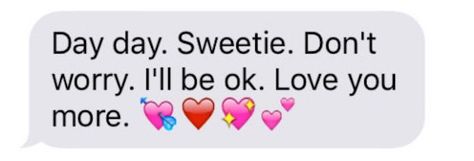 Last Text Message, Ill Be Ok, Me When She, Grand Daughter, Last Words, Heart Surgery, Text Conversations, The Last Word, Fairytale Wedding