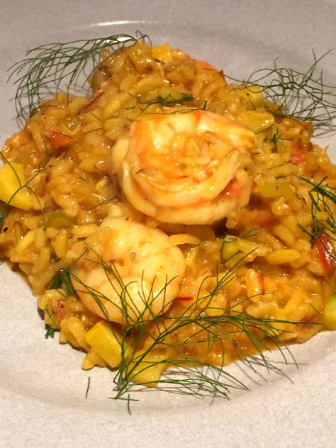 Saffron Seafood Risotto, Crab Risotto, Seafood Risotto, Sea Food, Top Recipes, Fabulous Foods, Fish Recipes, Fine Dining, Seafood Recipes