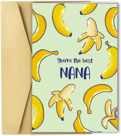 Spercy Funny Mothers Day Card for Nana, Banana Pun Mothers Day Card for Grandma, Birthday Gift for Grandmother, Best Nana Card Nana Mothers Day Cards, Birthday Card For Nana, Birthday Cards For Nana, Card For Grandma Birthday, Card Ideas For Grandma, Birthday Card Ideas For Grandma, Nana Mothers Day Gifts, Mothers Day Card For Grandma, Nana Birthday Card