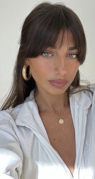 Haircuts With Long Bangs, Polished Makeup, Looks For Spring, Perfect Blonde Hair, Brown Hair Inspo, Best Haircuts, Long Bangs, Haircuts Straight Hair, Long Hair With Bangs