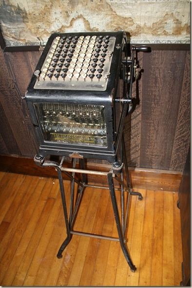 Burroughs Corporation Adding Machine. 1888. Garden Wood Burner, Dinning Lighting, Analytical Engine, Difference Engine, Mechanical Computer, Adding Machine, Mechanical Calculator, Office Automation, Steampunk Octopus