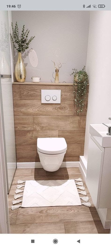 Small Downstairs Toilet, Dekorere Bad, Toilet Room Decor, Small Toilet Room, تصميم للمنزل العصري, Toilet Room, Small Toilet, Bathroom Design Decor, Toilet Design