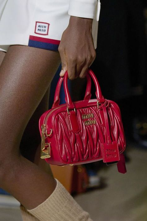 Statement Handbag, My Style Bags, Bag Obsession, Stylish Purse, Bag Trends, Fall 2022, Best Bags, Miu Miu, Paris Fashion Week