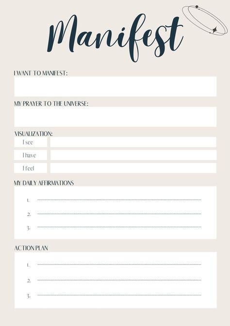 Manifesting Planner Manifestation Planner Inspiration, Manifest Planner, Manifesting Planner, Affirmation Planner, Wedding Planner Career, Manifestation Planner, Free Planner Templates, Free Daily Planner, Vision Book