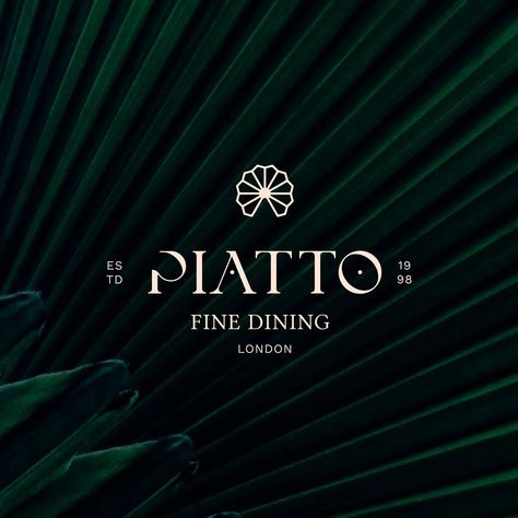 Piatto brand design part 1 of 3 A vegan dining experience unlike any other, Piatto by Chef Marc D'otello. Brief by @modernbrief #brandingdesign #restaurantbranding #brandidentity #logodesign #branddesigner #modernbriefpiatto Luxury Restaurant Logo Design, Fine Dining Logo Design, Fine Dining Branding, Luxury Restaurant Branding, High End Restaurant Branding, Fine Dining Restaurant Logo, Chef Logo, Elegant Restaurants, Restaurant Logo Design