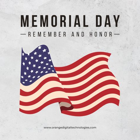 Honoring our fallen heroes on this #MemorialDay. Orange Digital Technologies pays tribute and expresses gratitude for their courage and sacrifice. #HonorAndRemember 🇺🇸🙏🏼 Marketing Logo Design, Google Advertising, Youtube Advertising, Marketing Logo, Customer Engagement, Digital Marketing Company, Marketing Solution, Expressing Gratitude, Digital Technology