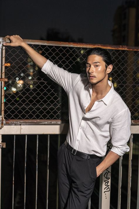 Ohhh that jawline 😩😩 Takayuki Suzuki, Lewis Tan, Japanese Man, Surfer Hair, Kwon Hyuk, Handsome Asian Men, Ideal Boyfriend, Man Bun, Cute Asian Guys